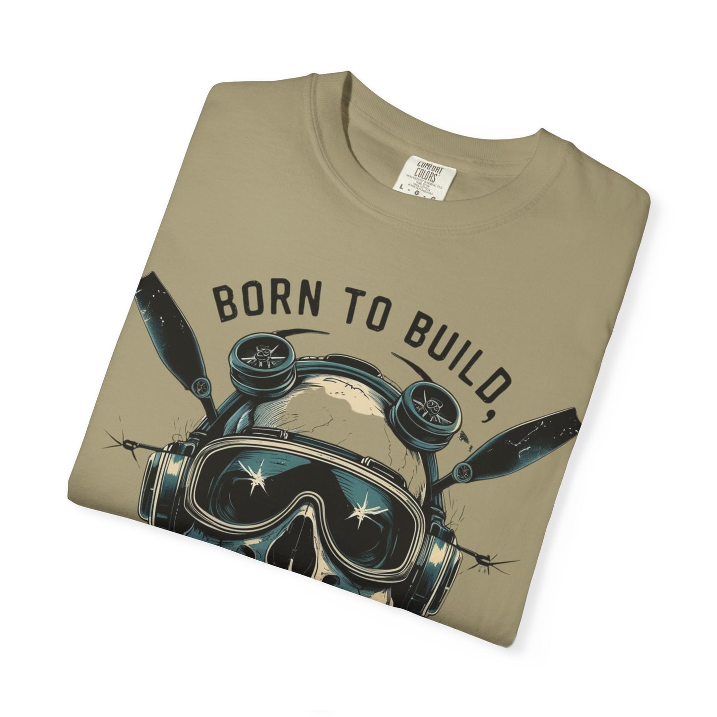 RC Skull T-Shirt, Unisex Graphic Tee, Born to Build Apparel, Gift for Builders, Edgy Streetwear, Unique Fashion Statement