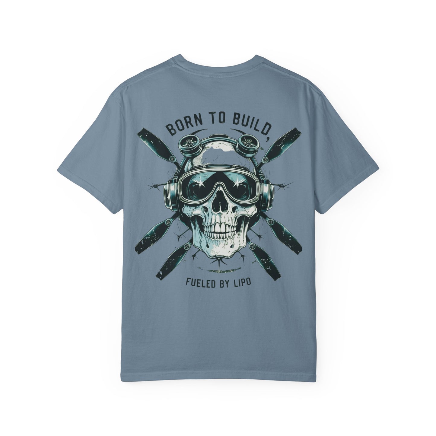 RC Skull T-Shirt, Unisex Graphic Tee, Born to Build Apparel, Gift for Builders, Edgy Streetwear, Unique Fashion Statement