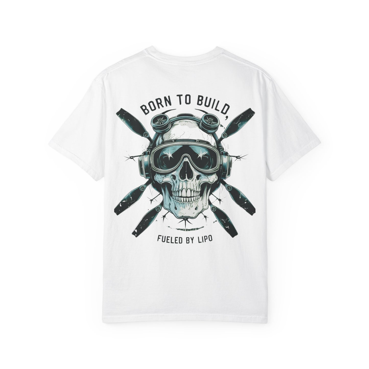 RC Skull T-Shirt, Unisex Graphic Tee, Born to Build Apparel, Gift for Builders, Edgy Streetwear, Unique Fashion Statement
