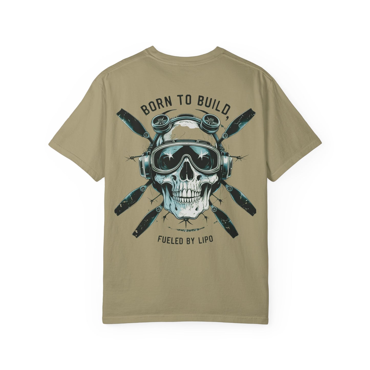 RC Skull T-Shirt, Unisex Graphic Tee, Born to Build Apparel, Gift for Builders, Edgy Streetwear, Unique Fashion Statement