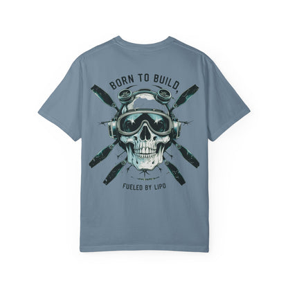 RC Skull T-Shirt, Unisex Graphic Tee, Born to Build Apparel, Gift for Builders, Edgy Streetwear, Unique Fashion Statement