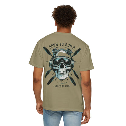 RC Skull T-Shirt, Unisex Graphic Tee, Born to Build Apparel, Gift for Builders, Edgy Streetwear, Unique Fashion Statement