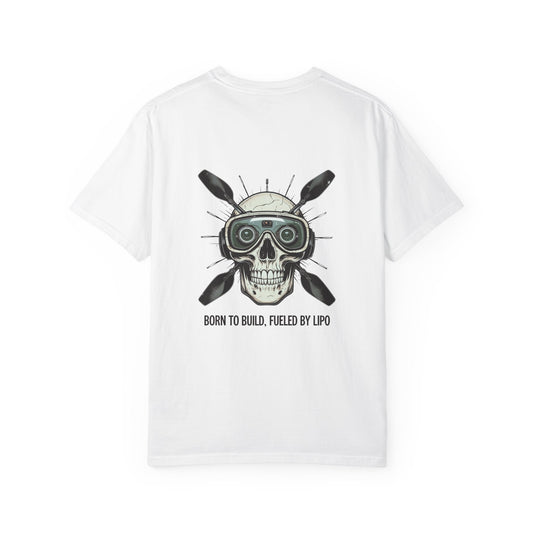 Skull Design T-Shirt, Edgy Graphic Tee for Builders, Fitness Enthusiasts, Halloween, Gift for Him, Casual Wear