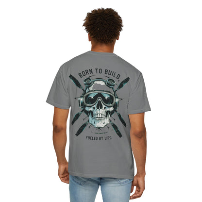 RC Skull T-Shirt, Unisex Graphic Tee, Born to Build Apparel, Gift for Builders, Edgy Streetwear, Unique Fashion Statement
