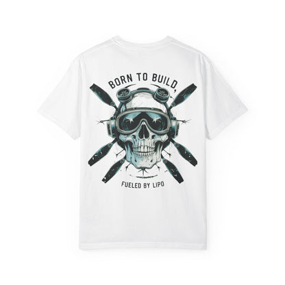 RC Skull T-Shirt, Unisex Graphic Tee, Born to Build Apparel, Gift for Builders, Edgy Streetwear, Unique Fashion Statement